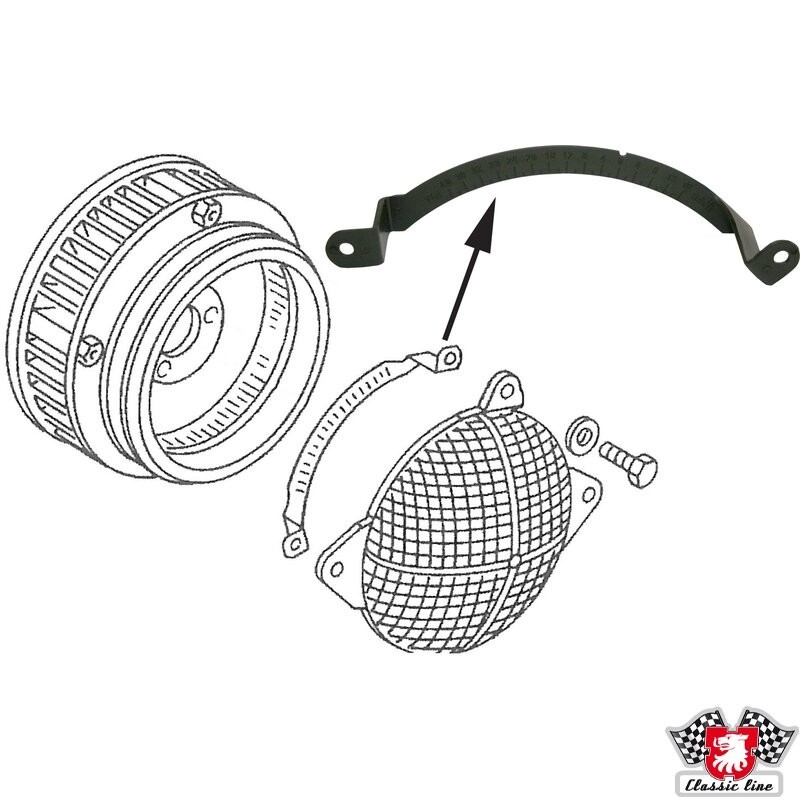 REGLETTE DE CALAGE D'AVANCE MOTEUR T4