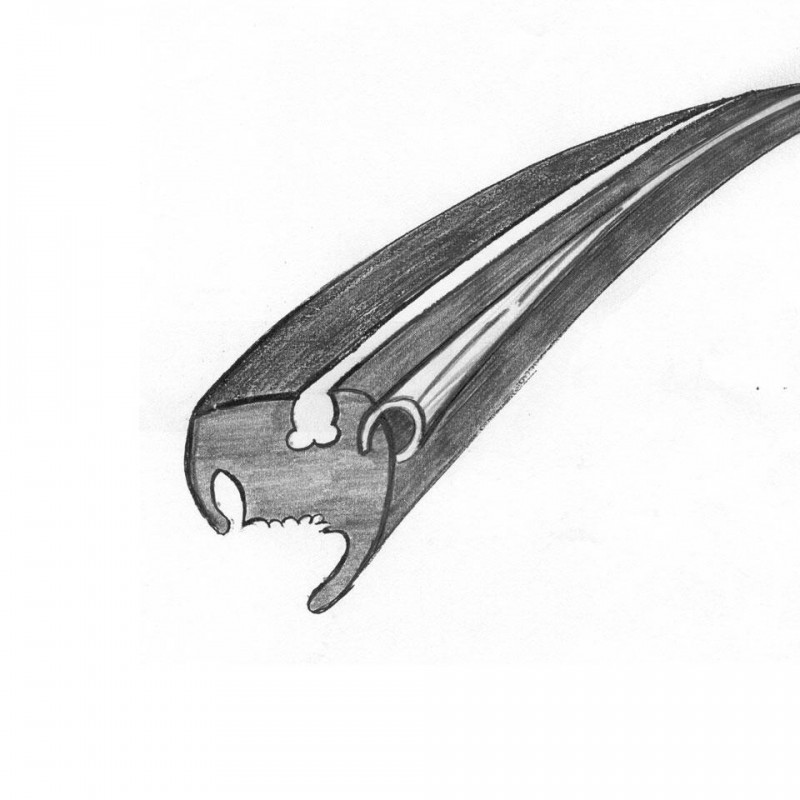 JOINT DE LUNETTE ARRIERE  Type 1 08/64-07/71