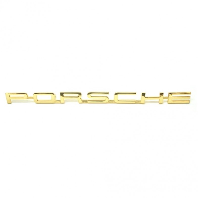 MONOGRAMME ''PORSCHE'' COULEUR OR POUR PORSCHE 356