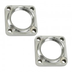 SET DE 2 COUVERCLES CHROMES DE ROULEMENT ARRIERE POUR CARDAN