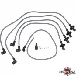 FAISCEAU D'ALLUMAGE GRIS SILICONE 8mm BUGPACK MEGAVOLT 90°