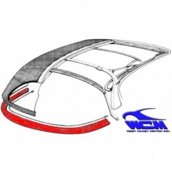 BOIS ARRIERE SUR CARROSSERIE POUR KARMANN GHIA 57-68