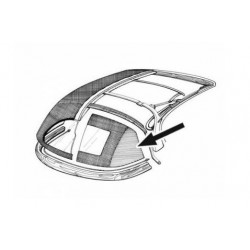 REMBOURRAGE DE CAPOTE POUR KARMANN GHIA 57-69