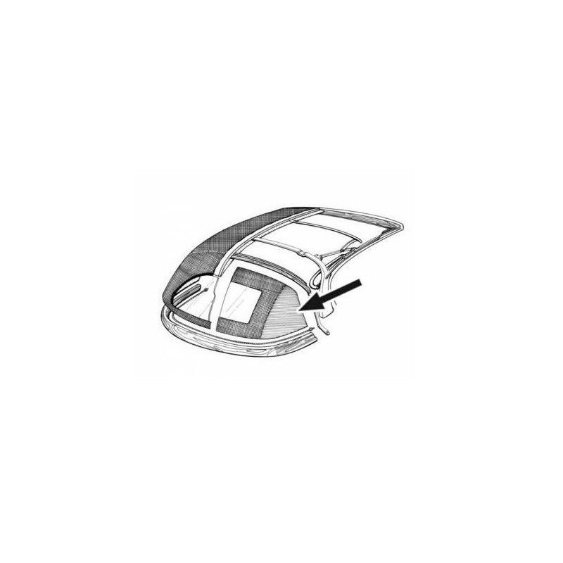 REMBOURRAGE DE CAPOTE POUR KARMANN GHIA 57-69