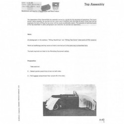 NOTICE DE MONTAGE DE CAPOTE DE COCCINELLE CABRIOLET 50-72