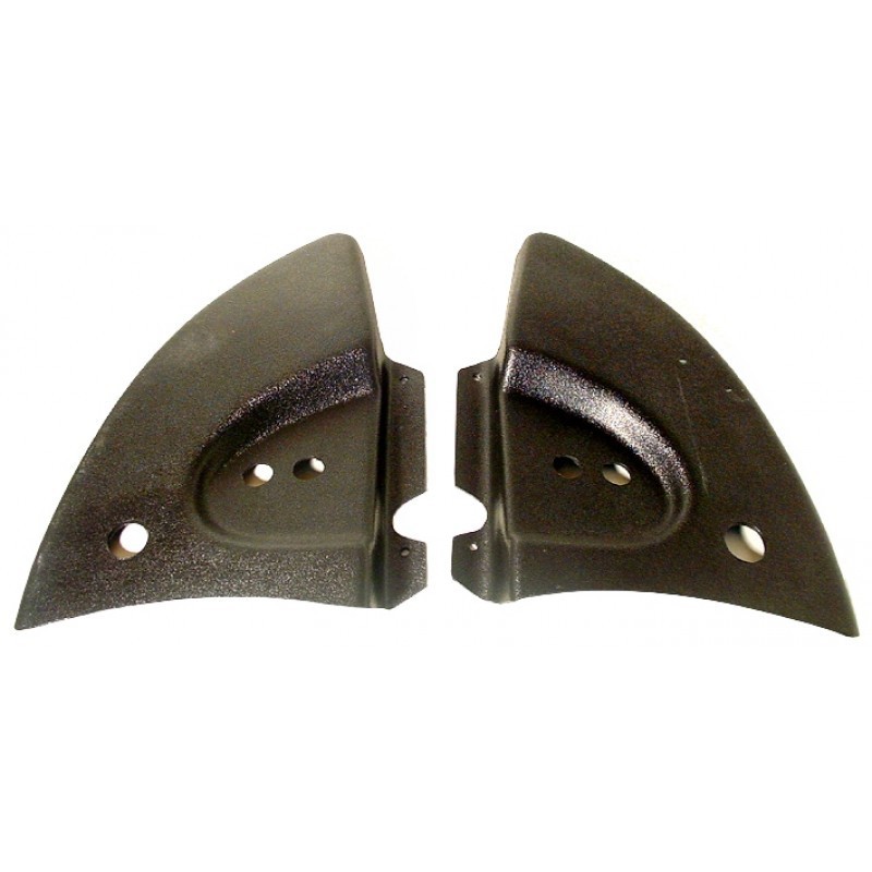 SET DE 2 CACHES ARMATURE NOIRS POUR COCCINELLE CABRIOLET 67-