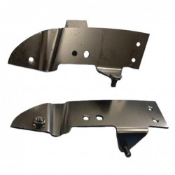 SET DE 2 TOLES DE REPARATION A L'AVANT DU CADRE DE CAPOTE POUR COX CAB (SAUF 1303) Q+