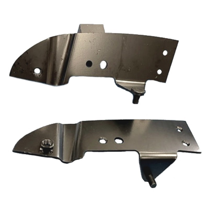 SET DE 2 TOLES DE REPARATION A L'AVANT DU CADRE DE CAPOTE POUR COX CAB (SAUF 1303) Q+