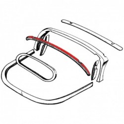 TRAVERSE DE CAPOTE AU DESSUS DE LA LUNETTE ARRIERE EN MATERIAU SYNTHETIQUE -64