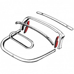 MONTANTS VERTICAUX INTERIEUR GAUCHE ET DROIT EN MATERIAU SYNTHETIQUE -59