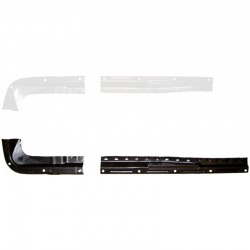 SET DE 2 TOLE DE BORD DE PLANCHER CENTRAL ET ARRIERE DROIT POUR TYPE3/TYPE34 61-74