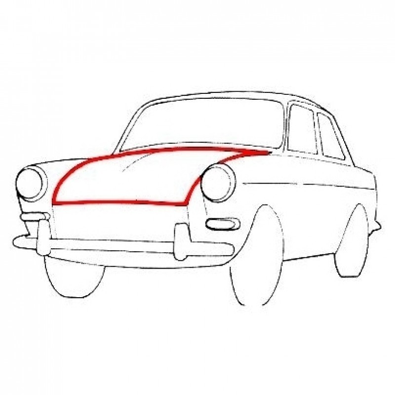 JOINT DE CAPOT AVANT TYPE3 70-74