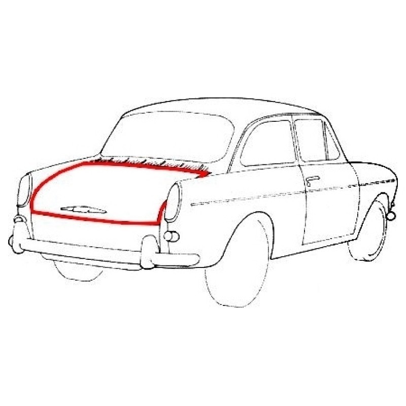 JOINT DE CAPOT ARRIERE TYPE3 NOTCHBACK