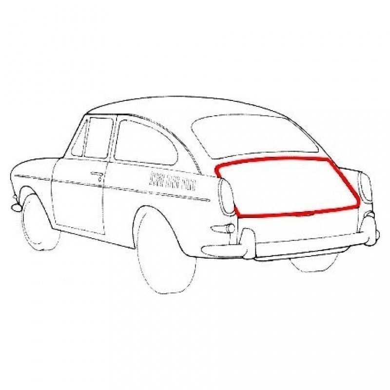 JOINT DE CAPOT ARRIERE TYPE3 FASTBACK