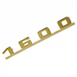 MONOGRAMME ''1600'' COULEUR OR POUR PORSCHE 356