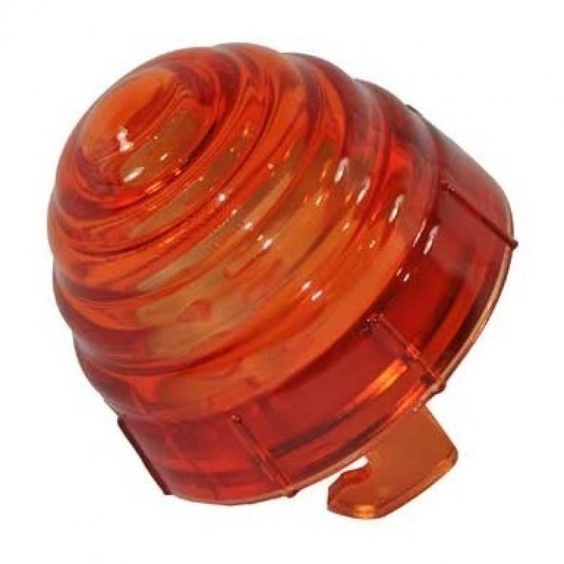 VITRE ORANGE DE CLIGNOTANT AVANT POUR PORSCHE 356 B/C