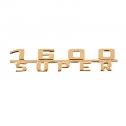 MONOGRAMME ''1600 SUPER'' COULEUR OR POUR PORSCHE 356