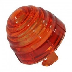 VITRE ORANGE DE CLIGNOTANT AVANT POUR PORSCHE 356 B/C
