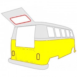 JOINT DE VITRE DE HAYON Type 2 08/63-07/79 (Qualité Supérieure)