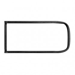 JOINT DE VITRE LATERAL CENTRALE OU ARRIERE AVEC DEFLECTEUR Type 2 08/67- (SANS MOULURE)