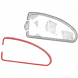 SET DE 2 JOINTS NOIRS DE POP-OUT SUR CARROSSERIE POUR TYPE1 COCCINELLE