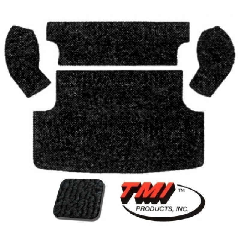 KIT MOQUETTE DE COFFRE ARRIERE NOIR TMI POUR TYPE3 FASTBACK