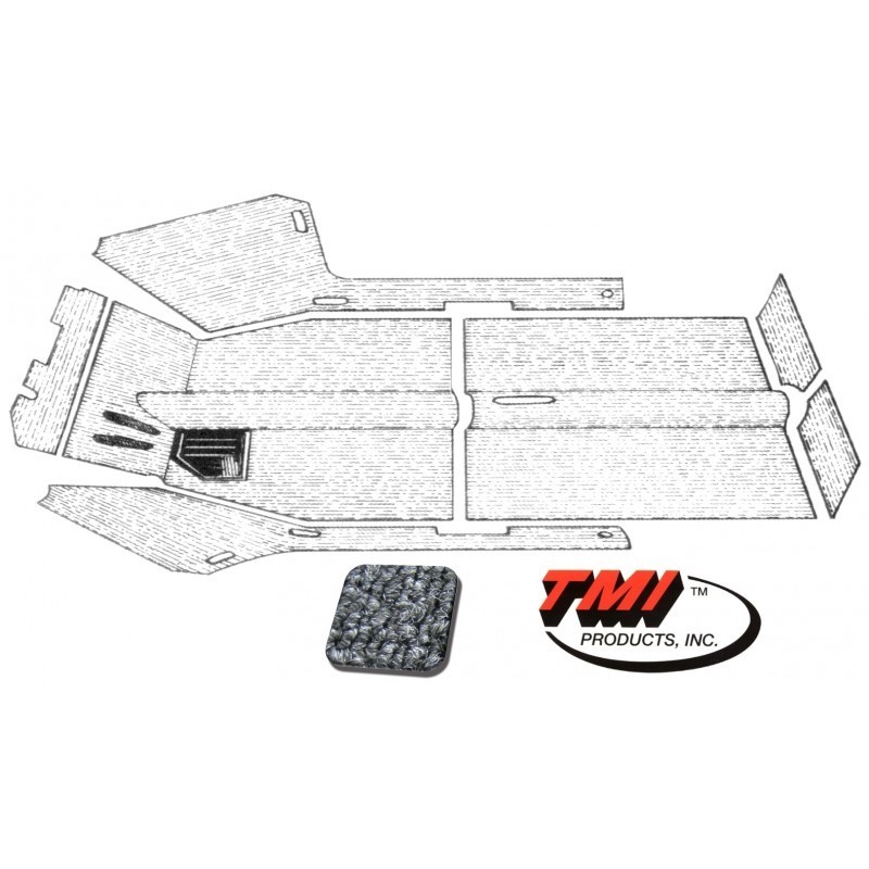 KIT MOQUETTE GRIS TYPE3 68-72 (avec chauffage)