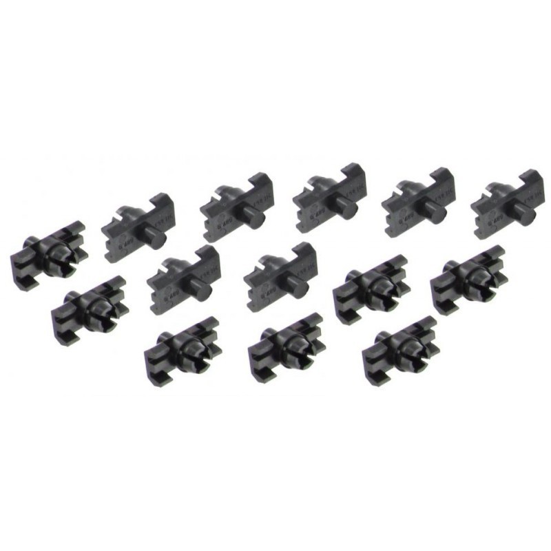 SET DE 14 CLIPS DE BAGUETTES DE BAS DE CAISSE POUR TYPE3 70-74