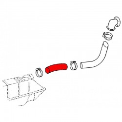 TUYAU DE REMPLISSAGE DE CARBURANT COURT Type 2 08/67-07/71