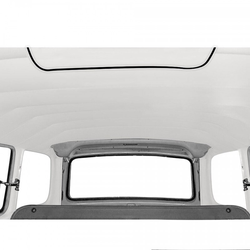 CIEL DE TOIT BLANC EN VINYLE LISSE POUR TYPE3 VARIANT AVEC TOIT OUVRANT 61-66