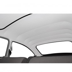 CIEL DE TOIT BLANC EN VINYLE PERFORE POUR TYPE3 NOTCHBACK AVEC TOIT OUVRANT
