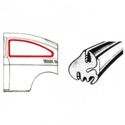 JOINT DE VITRE LATERALE FIXE DELUXE TYPE3 FASTBACK