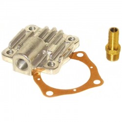 COUVERCLE DE POMPE A HUILE EN ALU AVEC SORTIE FULL FLOW