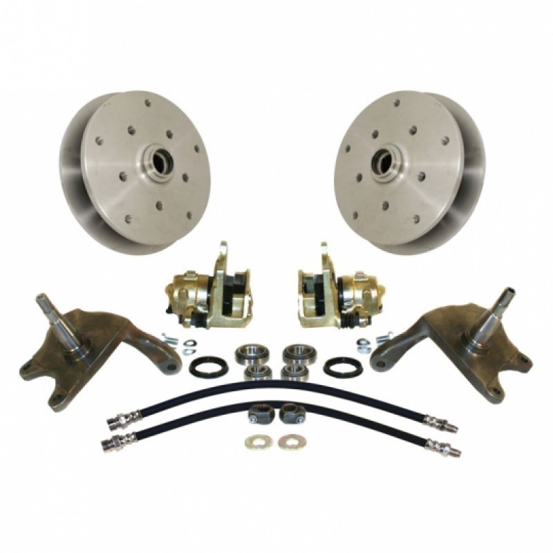 KIT FREINS A DISQUES AVANT EN 5x205 OU 5x130 POUR TAV A PIVOT-7/65 AVEC FUSEES DECALEES