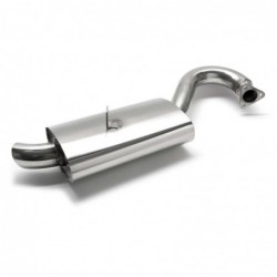 SILENCIEUX D'ECHAPPEMENT MONDO MUFFLER SSP EN INOX POUR COLLECTEUR MERGED