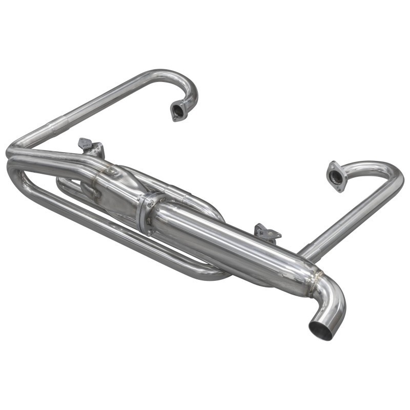 ECHAPPEMENT COMPLET SIDEWINDER EMPI POUR CLASSIC DUNE BUGGY EN INOX BROSSE