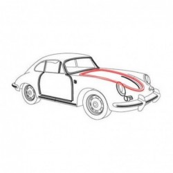 JOINT DE CAPOT AVANT POUR PORSCHE 356