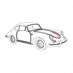 JOINT DE POIGNEE DE CAPOT AVANT POUR PORSCHE 356 B/C