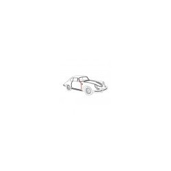 JOINT DE PORTE AVANT OU ARRIERE GAUCHE OU DROIT POUR PORSCHE 356 DECAPOTABLE/SPEEDSTER/ROADSTER