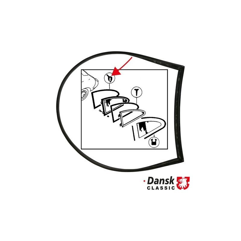 JOINT EXTERIEUR DE CUSTODE ARRIERE DROIT POUR PORSCHE 356