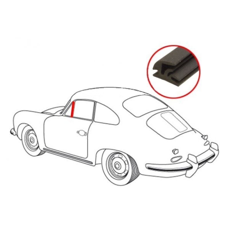 JOINT VERTICAL DE DEFLECTEUR POUR PORSCHE 356
