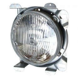 PHARE AVANT HALOGENE H4 GAUCHE ROND AVEC SUPPORT