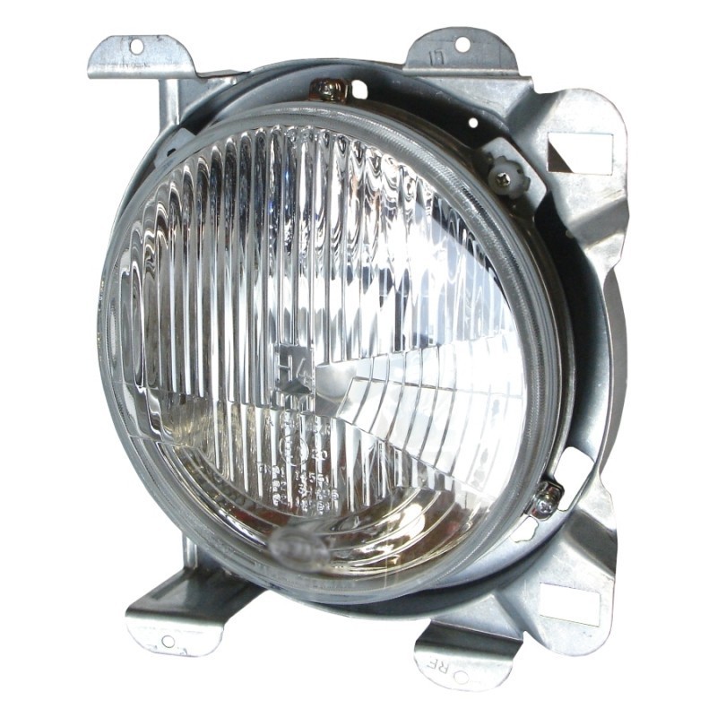 PHARE AVANT HALOGENE H4 GAUCHE ROND AVEC SUPPORT