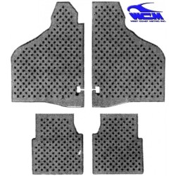 SET DE 4 TAPIS EN CAOUTHOUC...