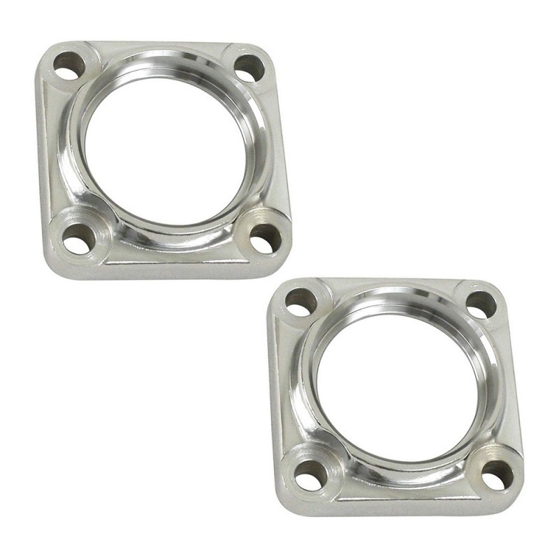 SET DE 2 COUVERCLES CHROMES DE ROULEMENT ARRIERE POUR CARDAN