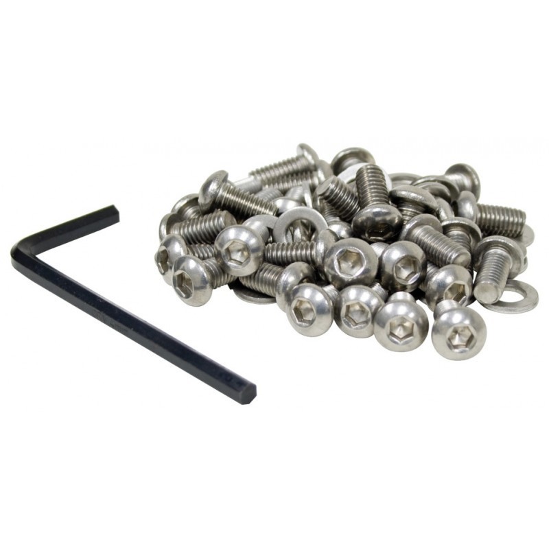 KIT VISSERIES TOLE MOTEUR (34 vis inox 6 pans creux)