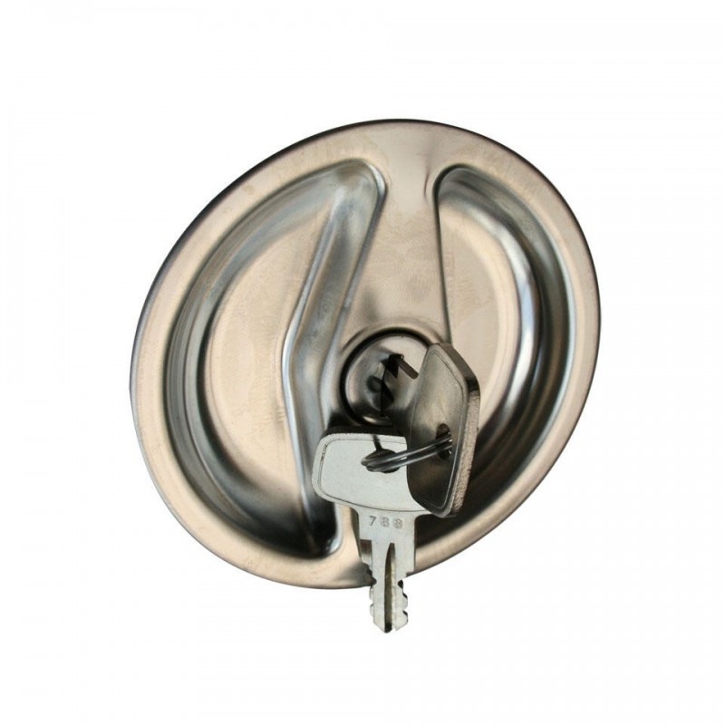 BOUCHON D'ESSENCE 1/4 DE TOUR AVEC CLE POUR Type 2 08/73-07/79