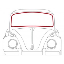 JOINT DE PARE-BRISE POUR JONC CHROME CABRIOLET 65-72