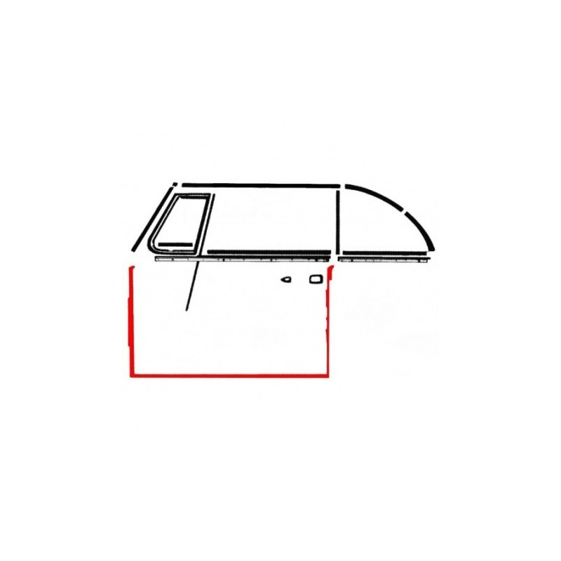 JOINT DE PORTE POUR CABRIOLET DROIT