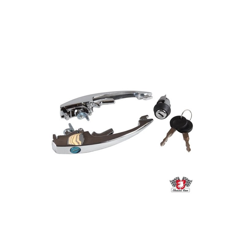 KIT 2 POIGNEES PORTES + NEIMANN 68-